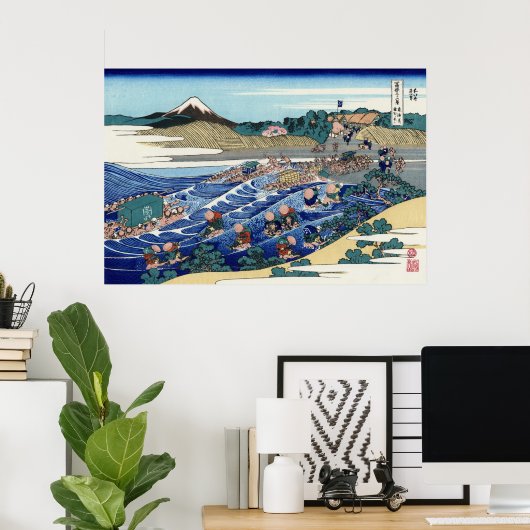 uitzicht 36+08 van 36 uitzichten van het poster Fu (Thuiskantoor)