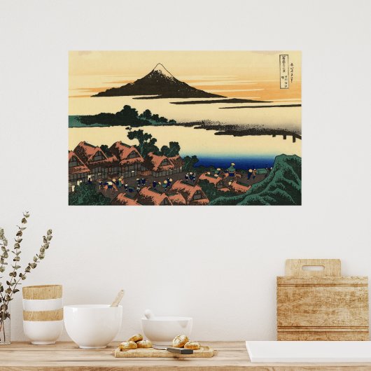 uitzicht 36+09 van 36 uitzichten van het poster Fu (Keuken)