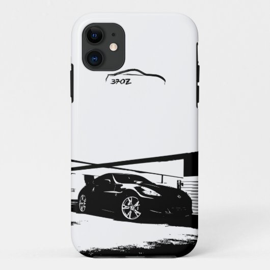 uitzicht 370Z zijkant Case-Mate iPhone Case (Achterkant)
