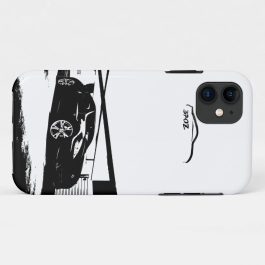 uitzicht 370Z zijkant Case-Mate iPhone Case (Achterkant (horizontaal))