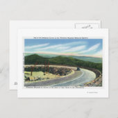 Uitzicht a Sweeping Curve of the Memorial Hwy Briefkaart (Voorkant / Achterkant)