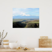 Uitzicht aan de Armeense kant van de berg Poster (Keuken)