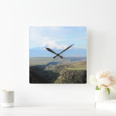 Uitzicht aan de Armeense kant van de berg Vierkante Klok (Huis)