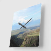 Uitzicht aan de Armeense kant van de berg Vierkante Klok (Hoek)