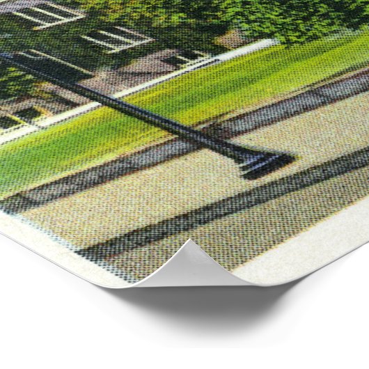 Uitzicht aan de buitenkant van Cadet Barracks en G Poster (Hoek)