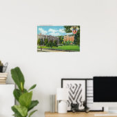 Uitzicht aan de buitenkant van Cadet Barracks en G Poster (Thuiskantoor)