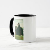 Uitzicht aan de buitenkant van de door de Ivy gede Mok (Voorkant links)