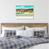 Uitzicht aan de buitenkant van de Golf van Motel, Canvas Afdruk (Insitu (Slaapkamer))