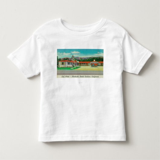 Uitzicht aan de buitenkant van de Golf van Motel,  Kinder Shirts (Voorkant)
