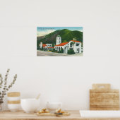 Uitzicht aan de buitenkant van de Motel Inn Poster (Keuken)