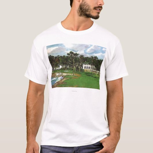 Uitzicht aan de buitenkant van de Perbble Beach Lo T-shirt (Voorkant)