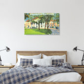 Uitzicht aan de buitenkant van de Snel Canvas Afdruk (Insitu (Slaapkamer))