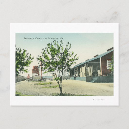 Uitzicht aan de buitenkant van de Sunnyvale Canner Briefkaart (Voorkant)