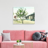 Uitzicht aan de buitenkant van de Sunnyvale Canner Canvas Afdruk (Insitu (Woonkamer))