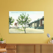 Uitzicht aan de buitenkant van de Sunnyvale Canner Canvas Afdruk (Insitu (Woonkamer))