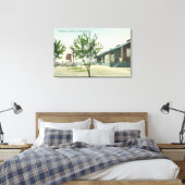 Uitzicht aan de buitenkant van de Sunnyvale Canner Canvas Afdruk (Insitu (Slaapkamer))