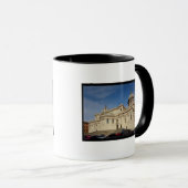 Uitzicht aan de buitenkant van de tribune mok (Voorkant rechts)