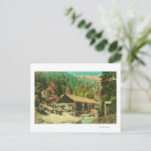 Uitzicht aan de buitenkant van de zagerij op de Bo Briefkaart (Staand voorkant)