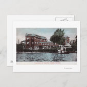 Uitzicht aan de buitenkant van een Sanitarium op d Briefkaart (Voorkant / Achterkant)