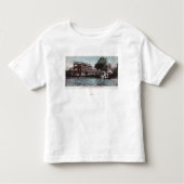 Uitzicht aan de buitenkant van een Sanitarium op d Kinder Shirts (Voorkant)