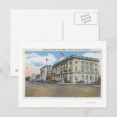 Uitzicht aan de buitenkant van Federal Bldg, Capit Briefkaart (Voorkant / Achterkant)