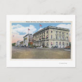 Uitzicht aan de buitenkant van Federal Bldg, Capit Briefkaart (Voorkant)