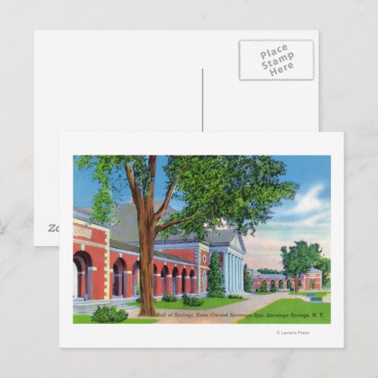 Uitzicht aan de buitenkant van het geheel van vere briefkaart (Voorkant / Achterkant)