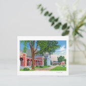 Uitzicht aan de buitenkant van het geheel van vere briefkaart (Staand voorkant)