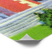 Uitzicht aan de buitenkant van het geheel van vere poster (Hoek)