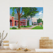 Uitzicht aan de buitenkant van het geheel van vere poster (Keuken)