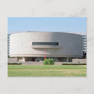 Uitzicht aan de buitenkant van het Hirshhorn-museu Briefkaart