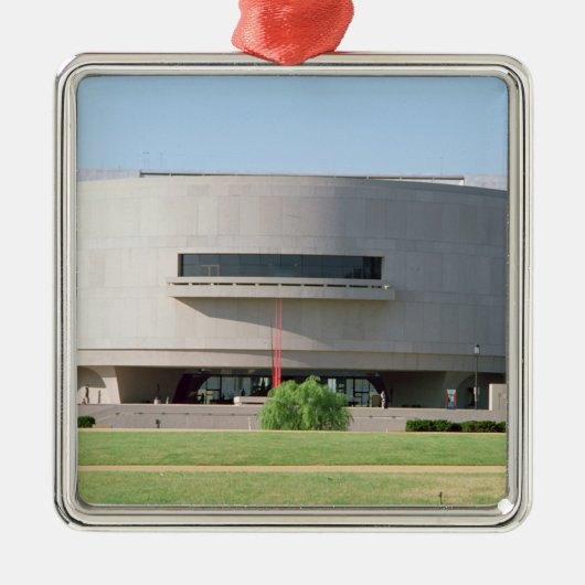 Uitzicht aan de buitenkant van het Hirshhorn-museu Metalen Ornament (Voorkant)