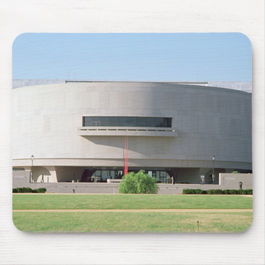 Uitzicht aan de buitenkant van het Hirshhorn-museu Muismat (Voorkant)