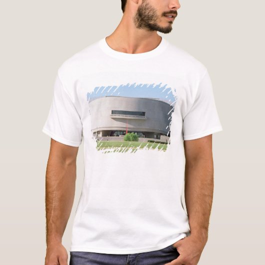 Uitzicht aan de buitenkant van het Hirshhorn-museu T-shirt (Voorkant)