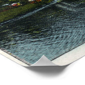 Uitzicht aan de buitenkant van het Museum of Fine  Poster (Hoek)