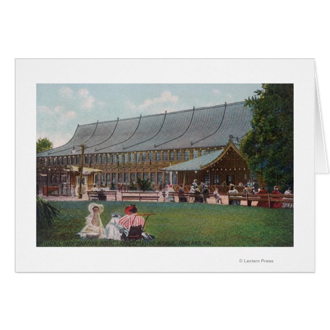 Uitzicht aan de buitenkant van Idora Park Skating  (Voorkant Horizontaal)