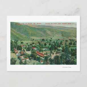 Uitzicht aan de buitenkant van Paraiso Hot Springs Briefkaart