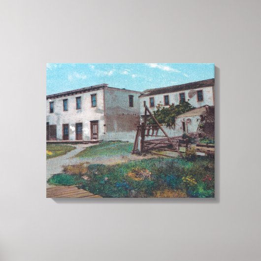 Uitzicht aan de buitenkant van Robert Louis Steven Canvas Afdruk (Voorkant)