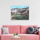 Uitzicht aan de buitenkant van Robert Louis Steven Canvas Afdruk (Insitu (Woonkamer))