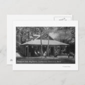 Uitzicht aan de buitenkant van sequoia briefkaart (Voorkant / Achterkant)