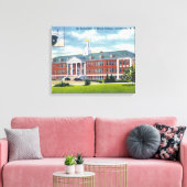Uitzicht aan de buitenkant van Sint-Bernardine van Canvas Afdruk (Insitu (Woonkamer))