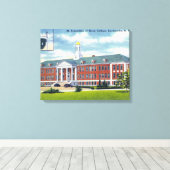 Uitzicht aan de buitenkant van Sint-Bernardine van Canvas Afdruk (Insitu (Houten vloer))