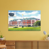 Uitzicht aan de buitenkant van Sint-Bernardine van Canvas Afdruk (Insitu (Woonkamer))