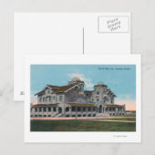 Uitzicht aan de buitenzijde van de noordzijde van briefkaart (Voorkant / Achterkant)