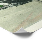 Uitzicht aan de buitenzijde van de opslagplaats vo poster (Hoek)