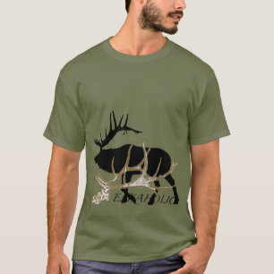 Uitzicht aan de Elkaholic zijde T-shirt