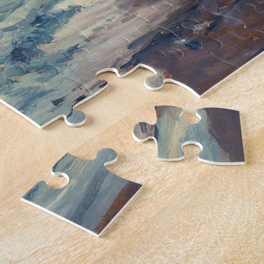 Uitzicht aan de kust | William Blair Bruce Legpuzzel (Zijkant)