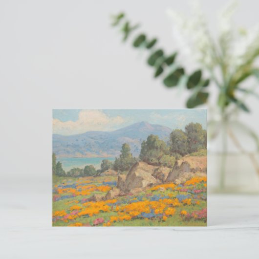 Uitzicht aan de kust | William Franklin Jackson Briefkaart (Staand voorkant)