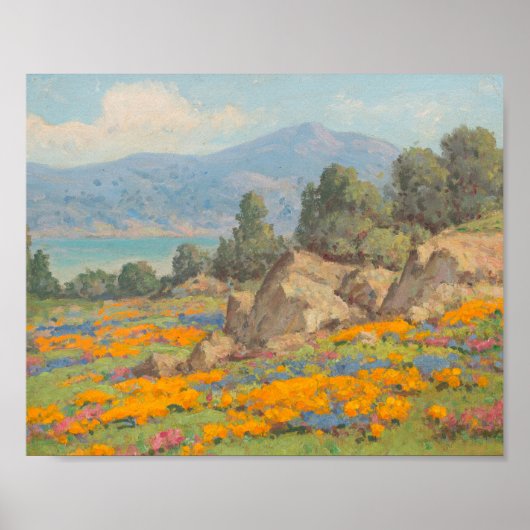 Uitzicht aan de kust | William Franklin Jackson Poster (Voorkant)