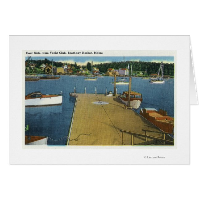 Uitzicht aan de oostkant van de jachtclub (Voorkant Horizontaal)